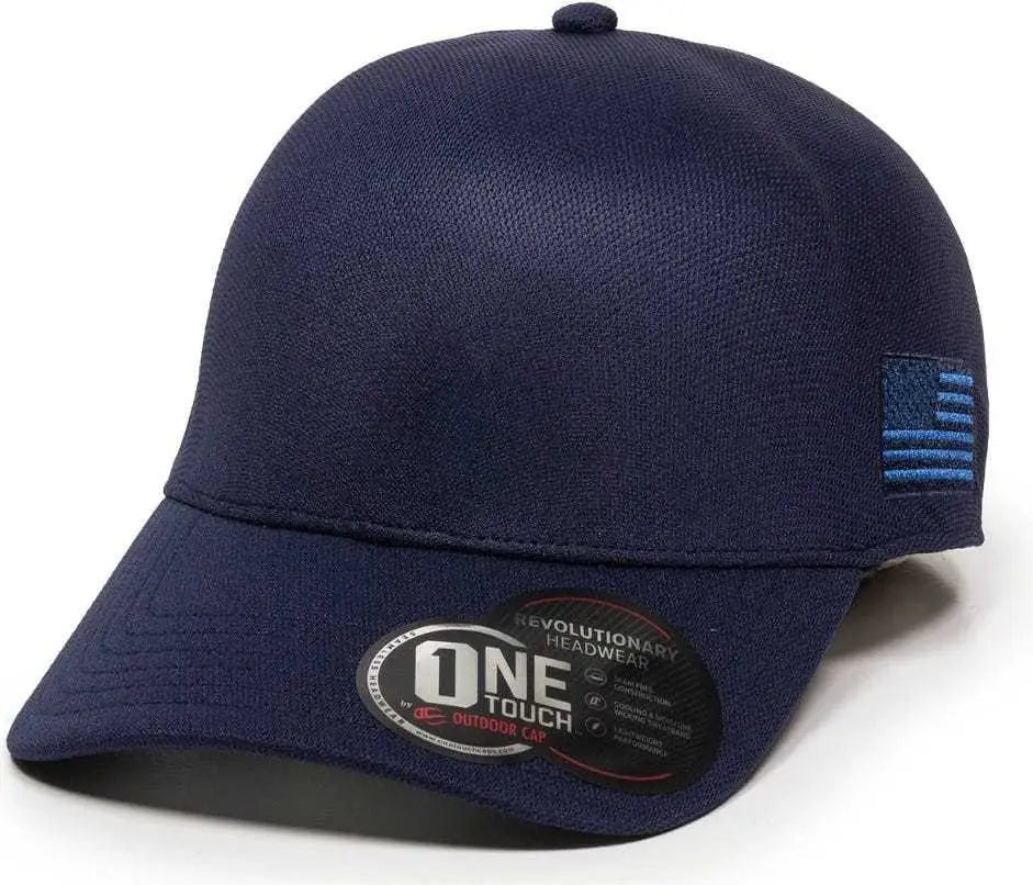 OC Sports STRIKE Flexible Fitting Cap - Navy - Navy / 7 1/4’’ - 7 5/8’’