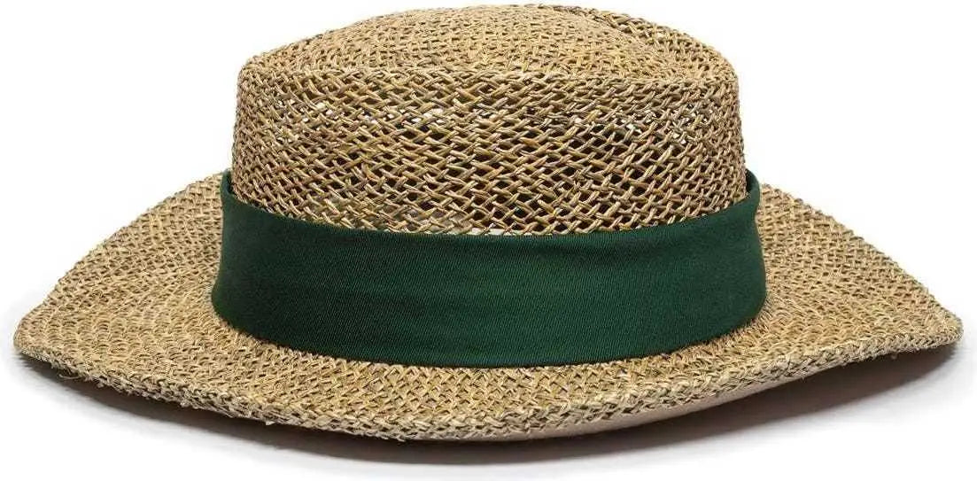 OC Sports STW-100B 2’’ Removable Chino Twill Hat Band - Dark Green - Forest / One Size Fits Most