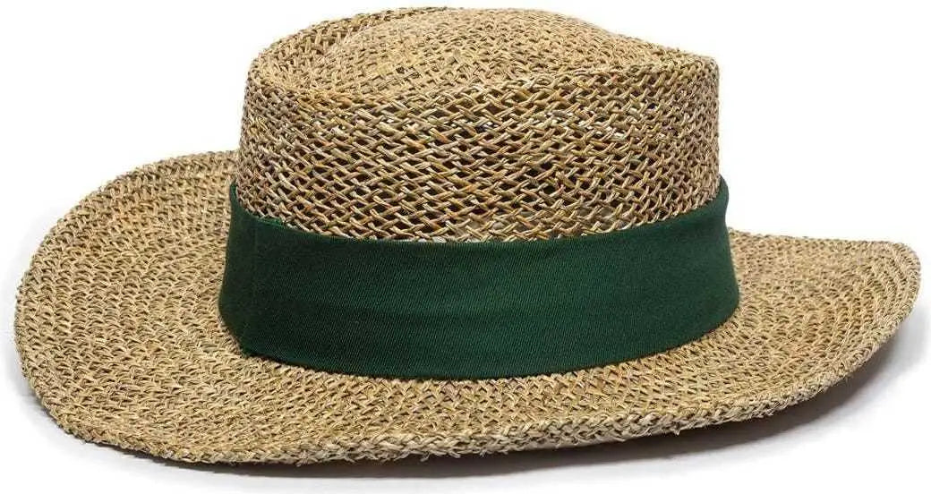 OC Sports STW-100B 2’’ Removable Chino Twill Hat Band - Dark Green - Forest / One Size Fits Most