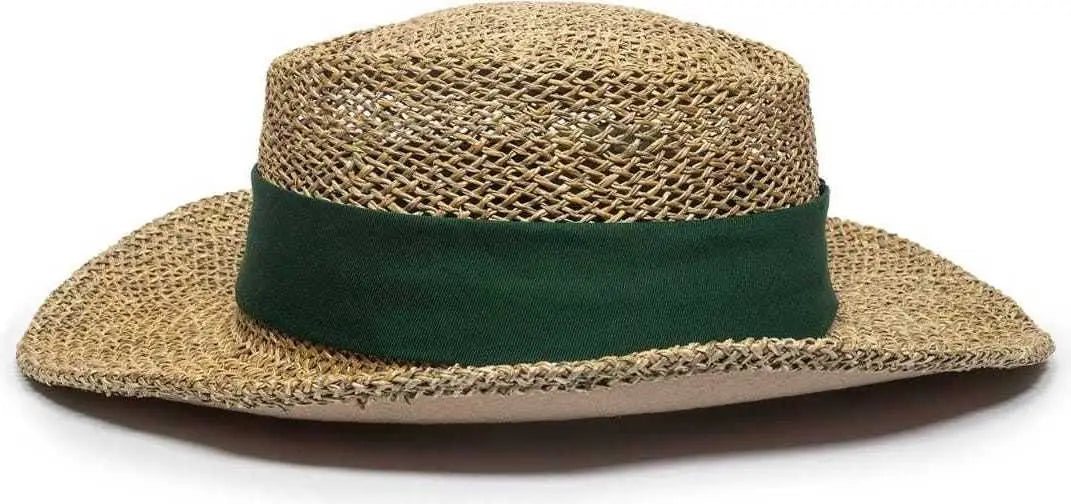 OC Sports STW-100B 2’’ Removable Chino Twill Hat Band - Dark Green - Forest / One Size Fits Most