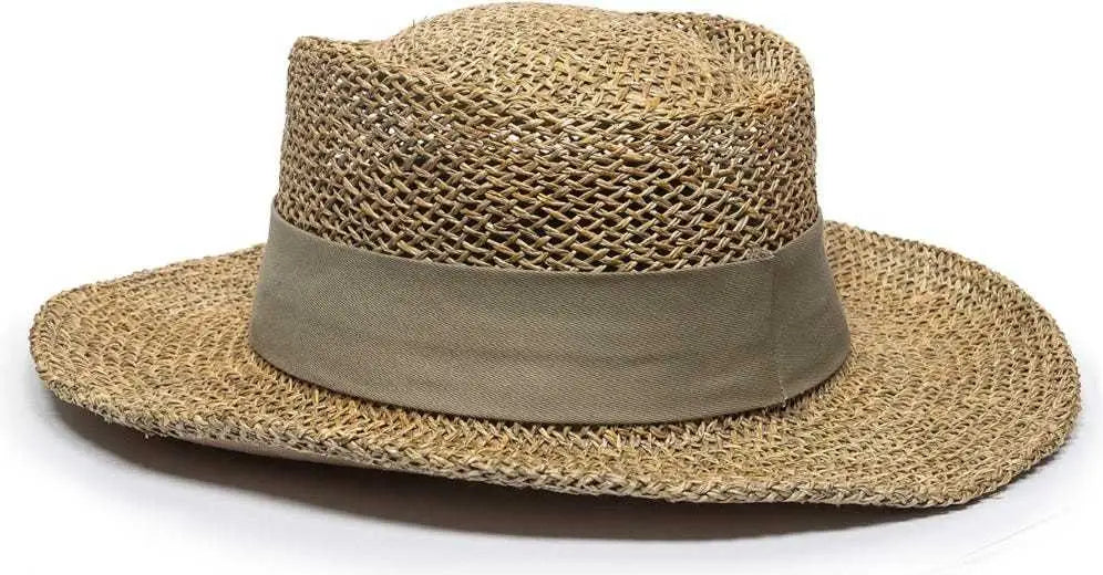 OC Sports STW-100B 2’’ Removable Chino Twill Hat Band - Khaki - Khaki / One Size Fits Most