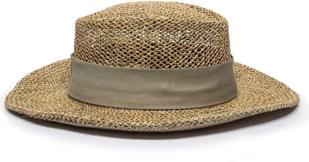 OC Sports STW-100B 2’’ Removable Chino Twill Hat Band - Khaki - Khaki / One Size Fits Most