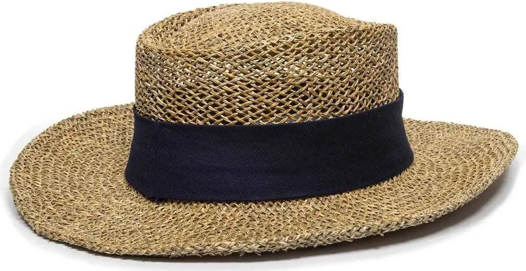 OC Sports STW-100B 2’’ Removable Chino Twill Hat Band - Navy - Navy / One Size Fits Most