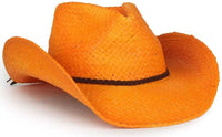 OC Sports STW-200L Straw Hat - Natural - Natural / 6 7/8’’ - 7 1/2’’