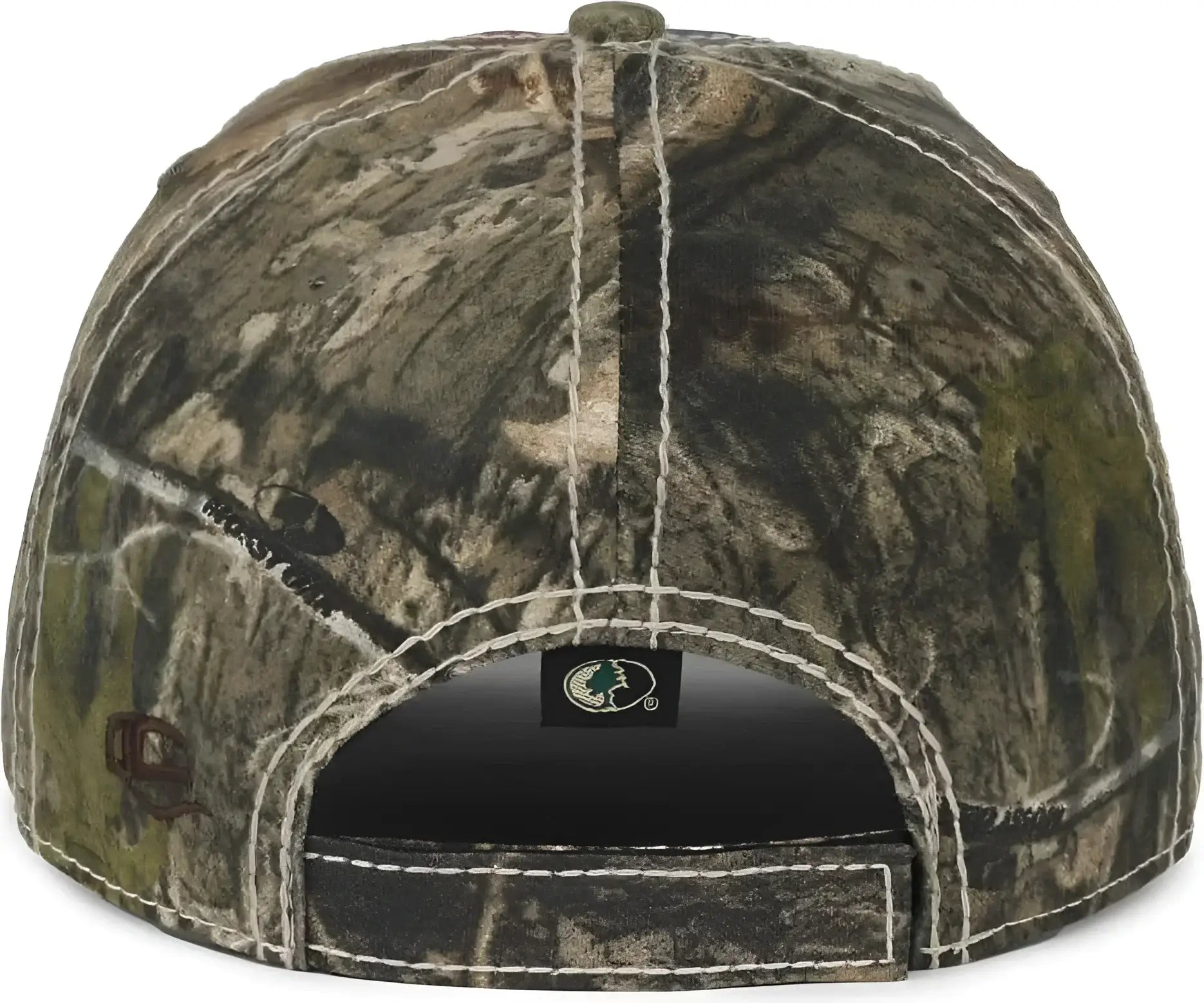 OC Sports SUS-100 Sublimated Flag Front with Camo Back Cap - American Flag Mossy Oak Country Dna - Mossy Oak / OSFM