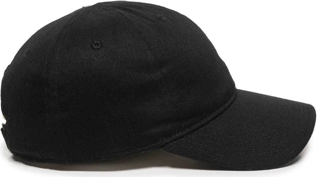 OC Sports TAC-500 Adjustable Cap - Black - Black / 6 7/8’’ - 7 1/2’’
