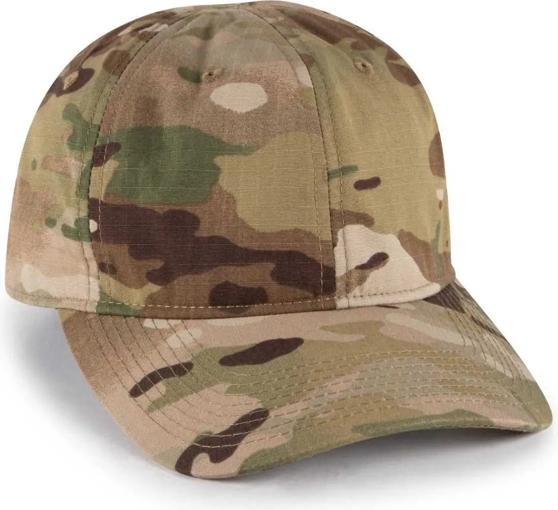 OC Sports TAC-700 Tactical Multicam Cap with Flag - Nyco Extreme Multicam Original - Original / OSFM