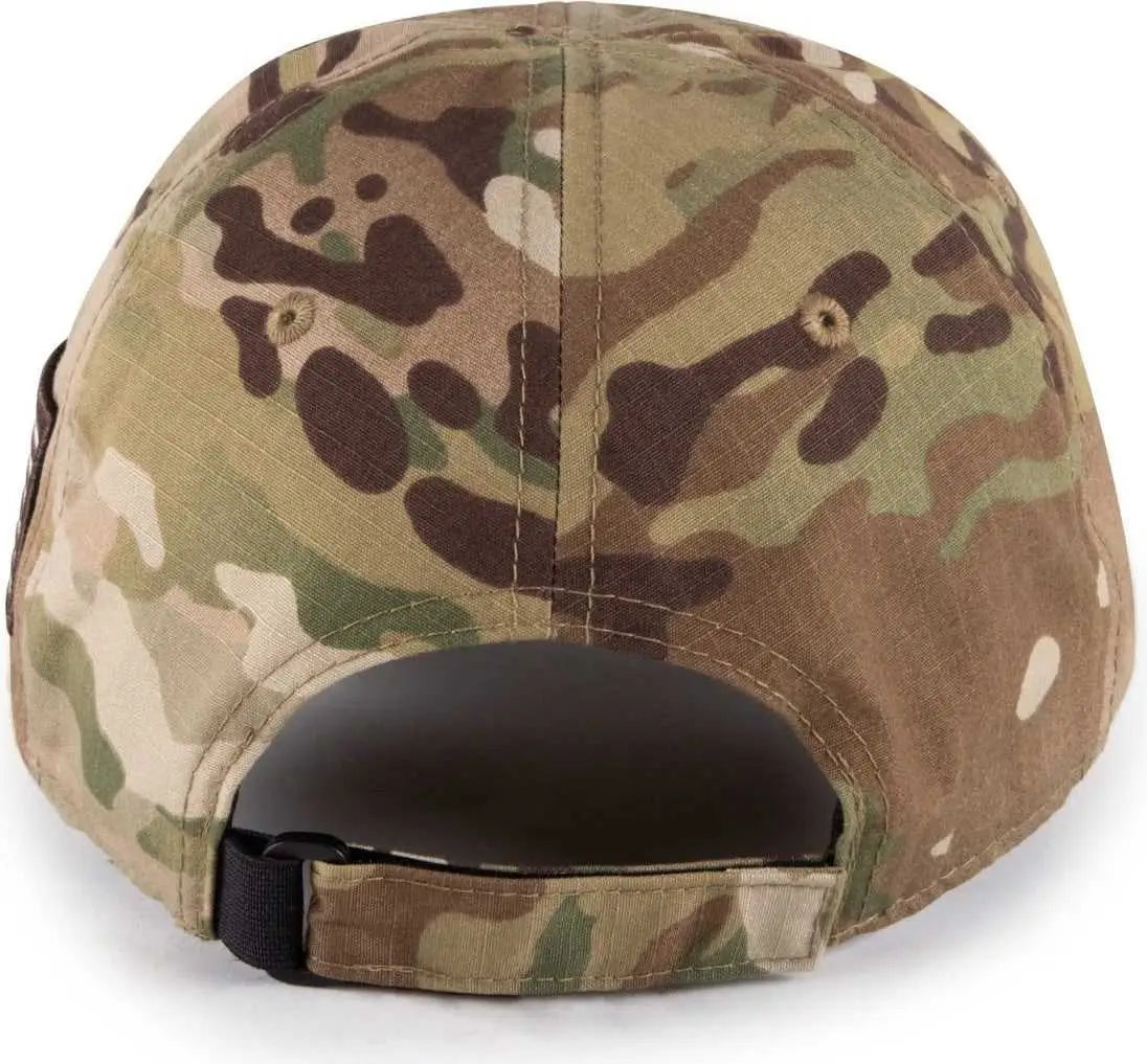 OC Sports TAC-700 Tactical Multicam Cap with Flag - Nyco Extreme Multicam Original - Original / OSFM