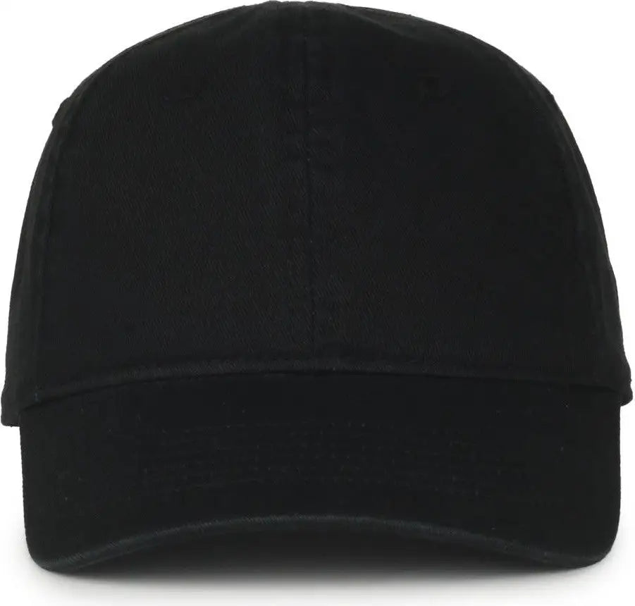 OC Sports TDL-116 Toddler Unstructured Garment Washed Cap - Black - Black / Toddler