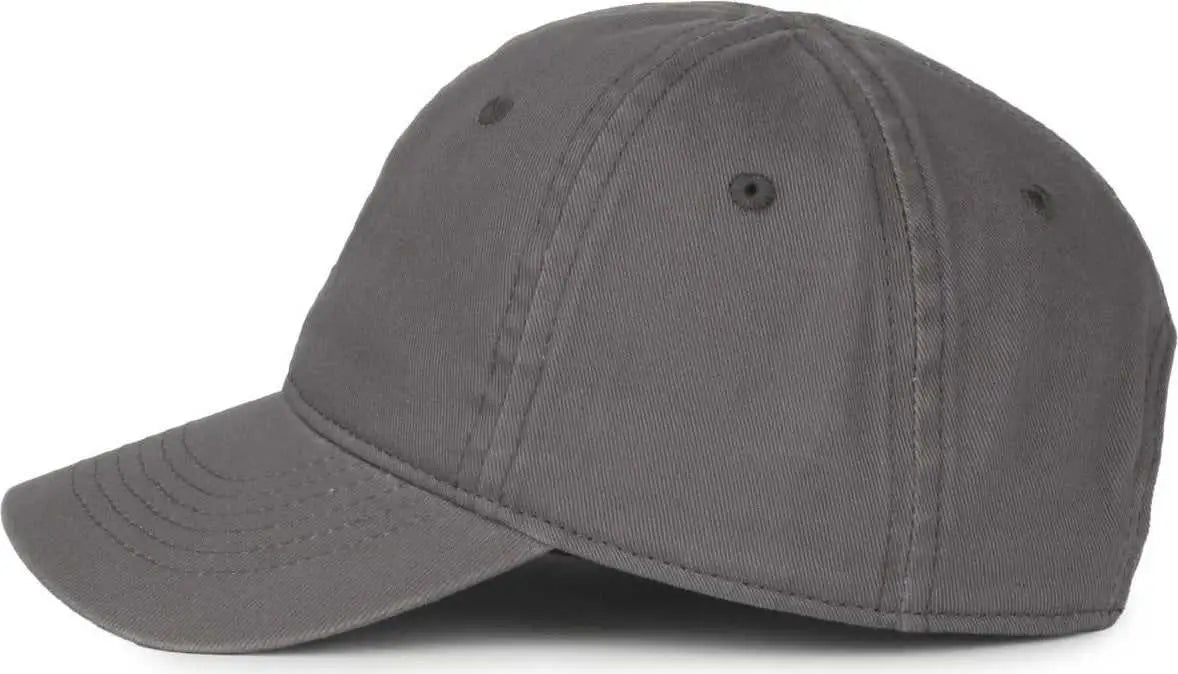 OC Sports TDL-116 Toddler Unstructured Garment Washed Cap - Charcoal - Dark Gray / Toddler