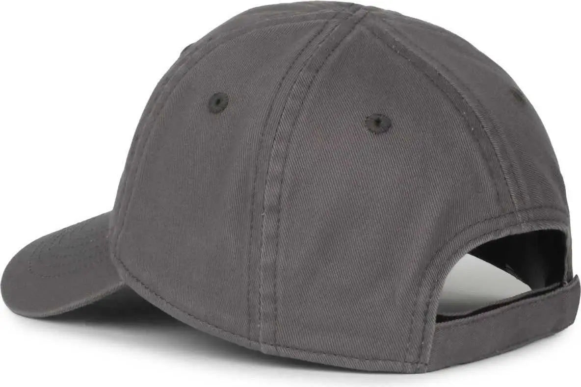 OC Sports TDL-116 Toddler Unstructured Garment Washed Cap - Charcoal - Dark Gray / Toddler