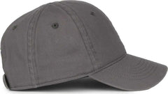 OC Sports TDL-116 Toddler Unstructured Garment Washed Cap - Charcoal - Dark Gray / Toddler