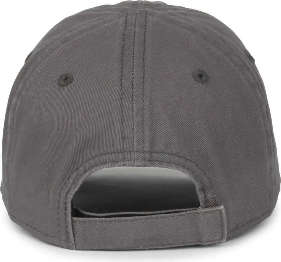 OC Sports TDL-116 Toddler Unstructured Garment Washed Cap - Charcoal - Dark Gray / Toddler