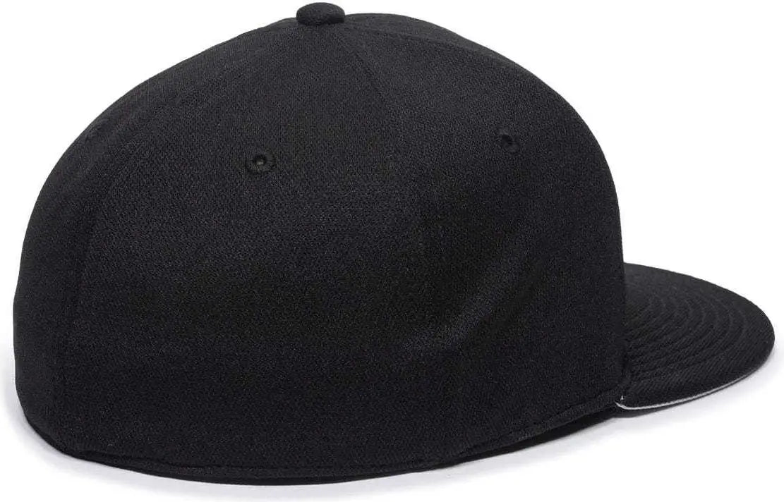 OC Sports TGS1930X Proflex Bamboo Charcoal Flat Visor Cap - Black