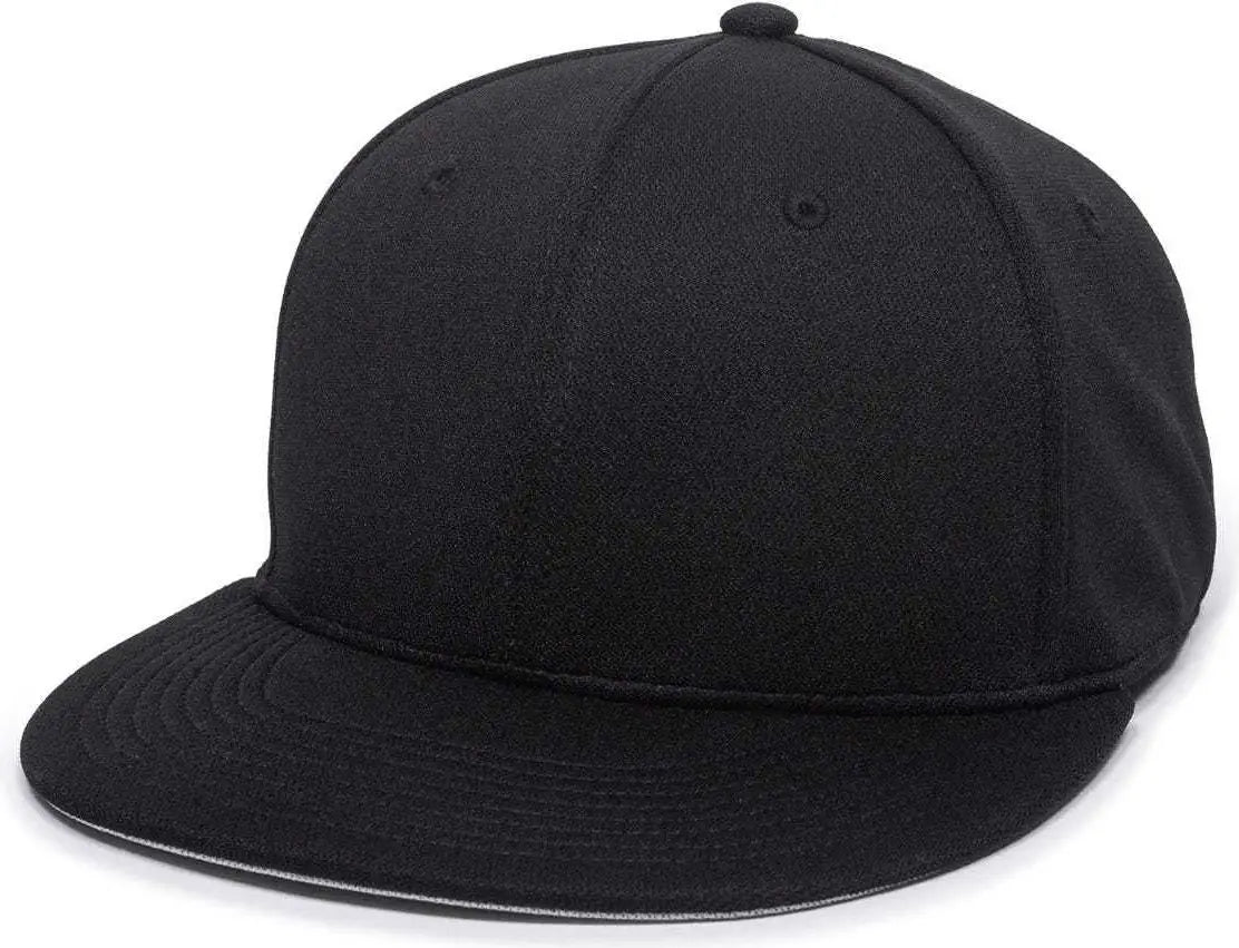 OC Sports TGS1930X Proflex Bamboo Charcoal Flat Visor Cap - Black