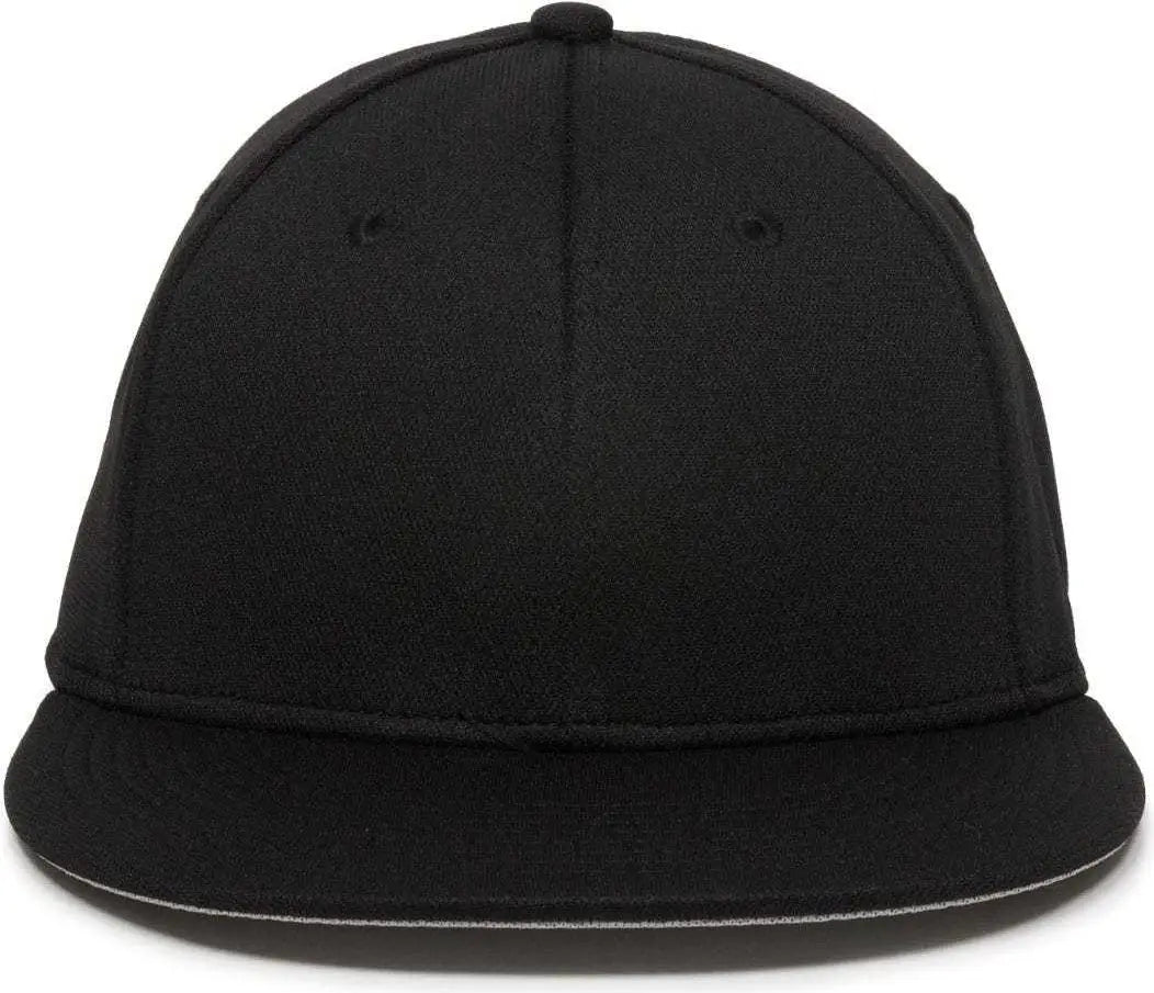 OC Sports TGS1930X Proflex Bamboo Charcoal Flat Visor Cap - Black