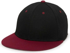 OC Sports TGS1930X Proflex Bamboo Charcoal Flat Visor Cap - Black Cardinal