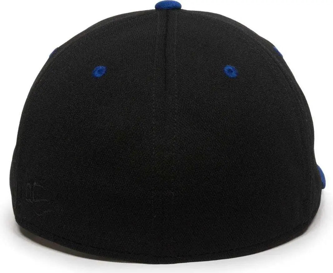 OC Sports TGS1930X Proflex Bamboo Charcoal Flat Visor Cap - Black Royal