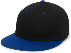 OC Sports TGS1930X Proflex Bamboo Charcoal Flat Visor Cap - Black Royal