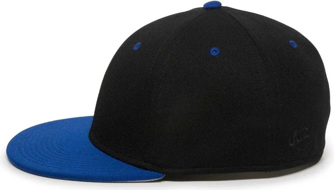 OC Sports TGS1930X Proflex Bamboo Charcoal Flat Visor Cap - Black Royal