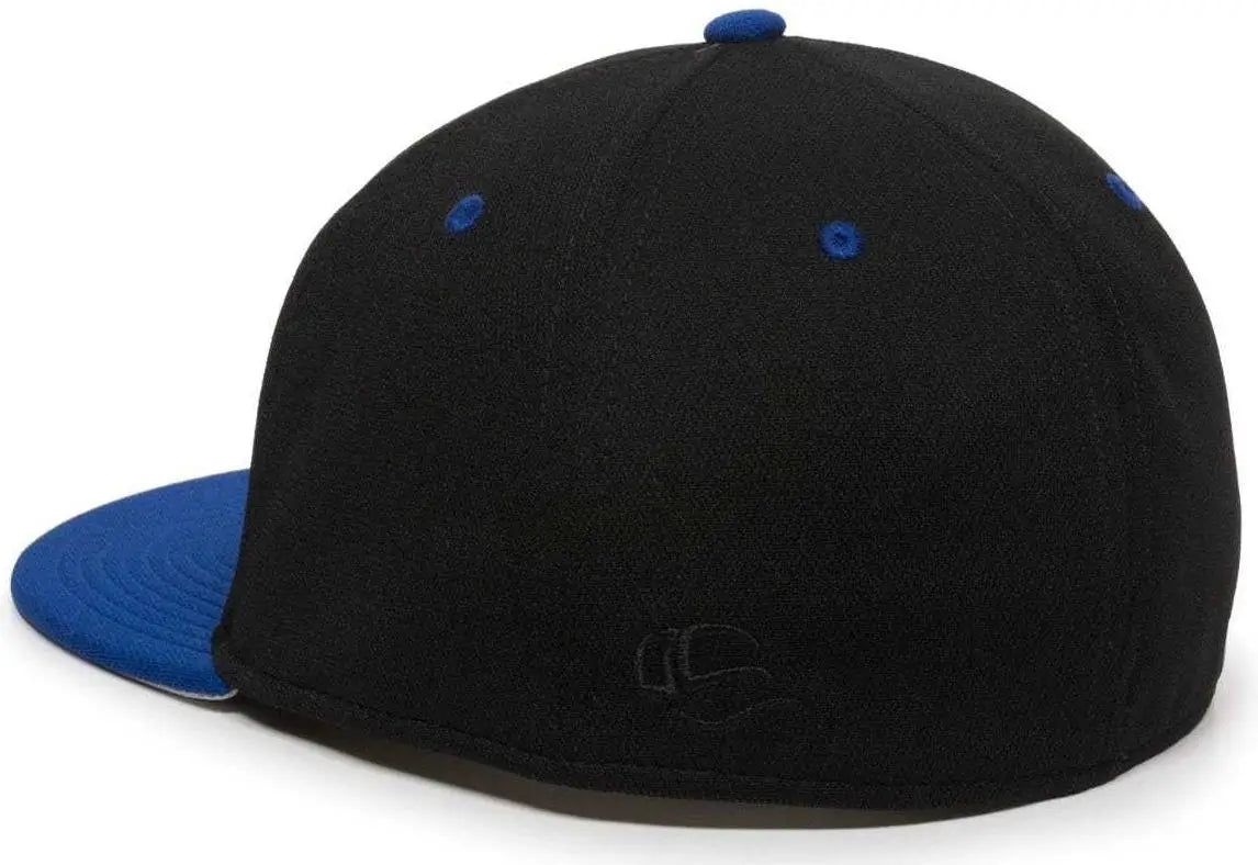 OC Sports TGS1930X Proflex Bamboo Charcoal Flat Visor Cap - Black Royal