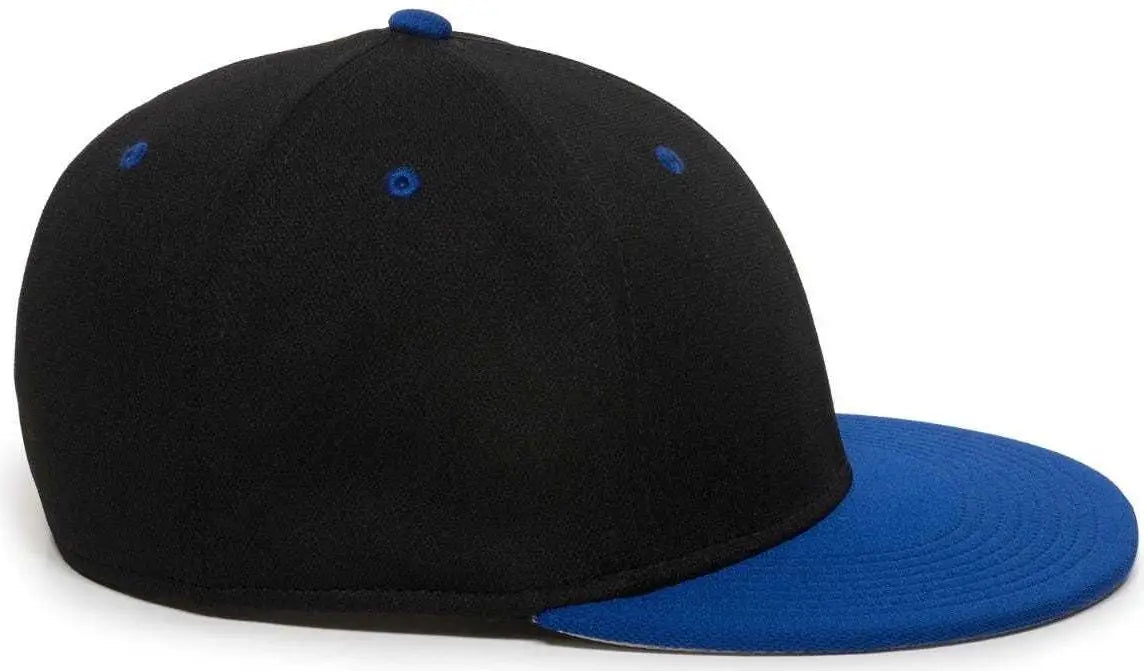 OC Sports TGS1930X Proflex Bamboo Charcoal Flat Visor Cap - Black Royal