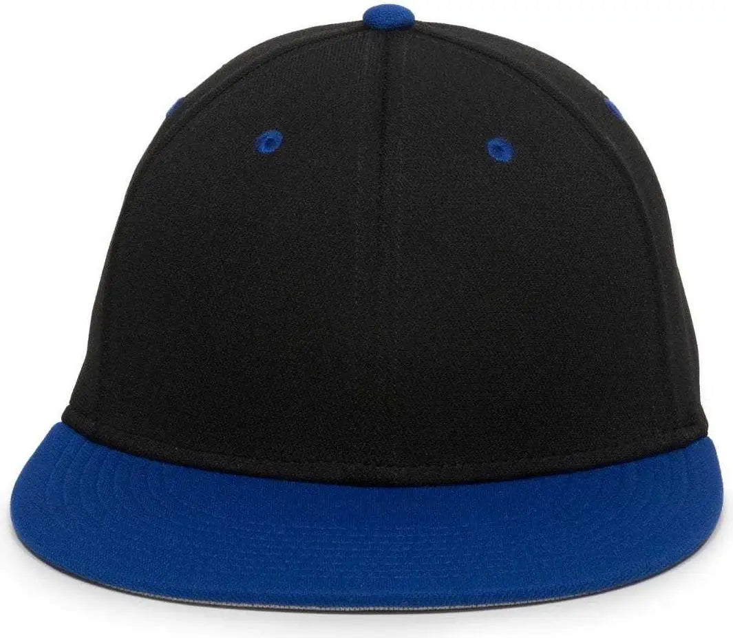 OC Sports TGS1930X Proflex Bamboo Charcoal Flat Visor Cap - Black Royal