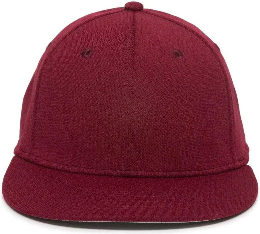 OC Sports TGS1930X Proflex Bamboo Charcoal Flat Visor Cap - Cardinal