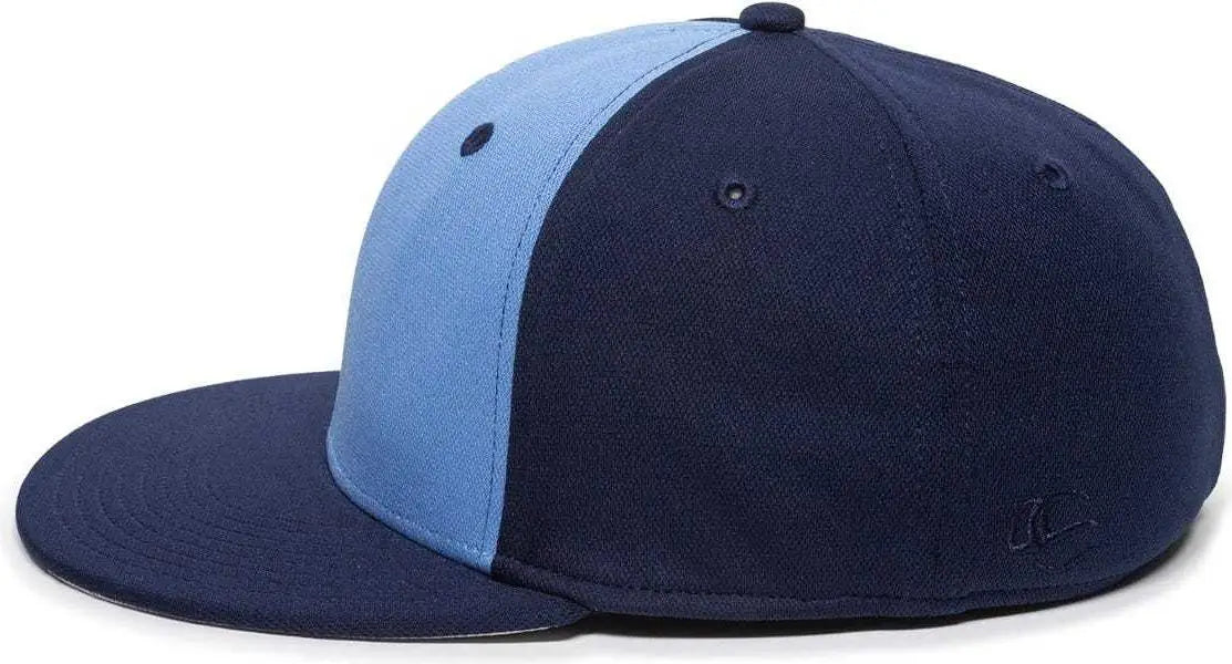 OC Sports TGS1930X Proflex Bamboo Charcoal Flat Visor Cap - Columbia Blue Navy