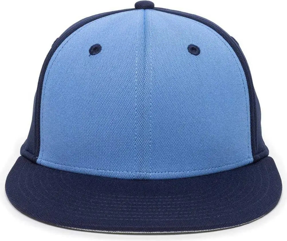 OC Sports TGS1930X Proflex Bamboo Charcoal Flat Visor Cap - Columbia Blue Navy