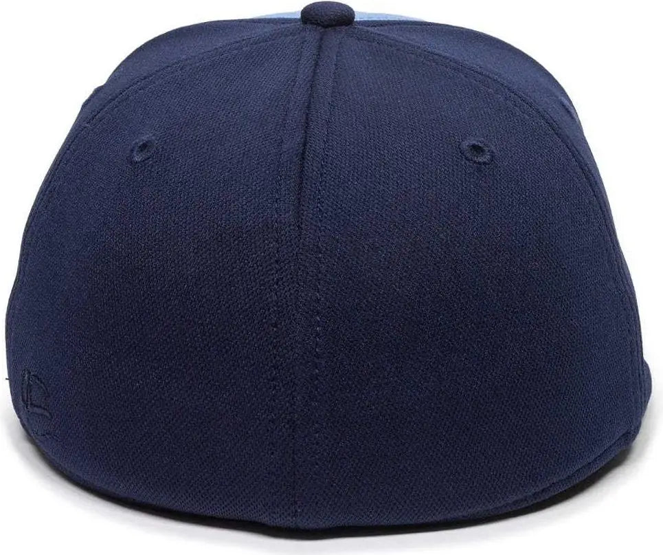 OC Sports TGS1930X Proflex Bamboo Charcoal Flat Visor Cap - Columbia Blue Navy