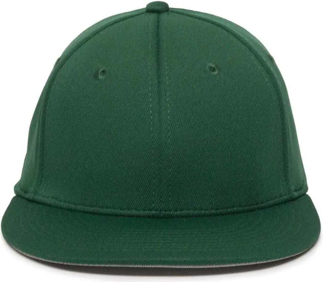 OC Sports TGS1930X Proflex Bamboo Charcoal Flat Visor Cap - Dark Green