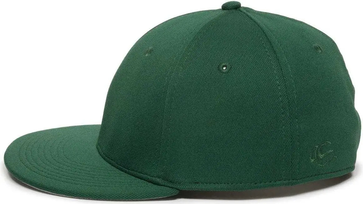 OC Sports TGS1930X Proflex Bamboo Charcoal Flat Visor Cap - Dark Green