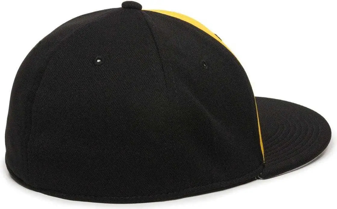 OC Sports TGS1930X Proflex Bamboo Charcoal Flat Visor Cap - Gold Black