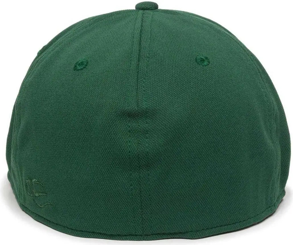 OC Sports TGS1930X Proflex Bamboo Charcoal Flat Visor Cap - Gold Dark Green