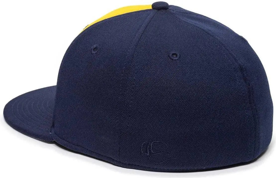 OC Sports TGS1930X Proflex Bamboo Charcoal Flat Visor Cap - Gold Navy