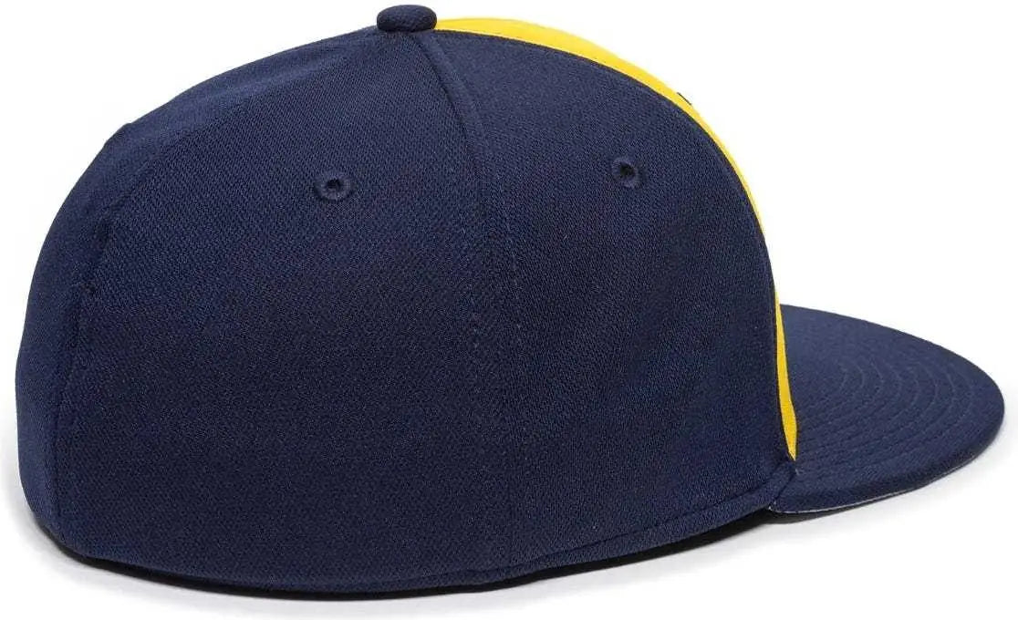 OC Sports TGS1930X Proflex Bamboo Charcoal Flat Visor Cap - Gold Navy