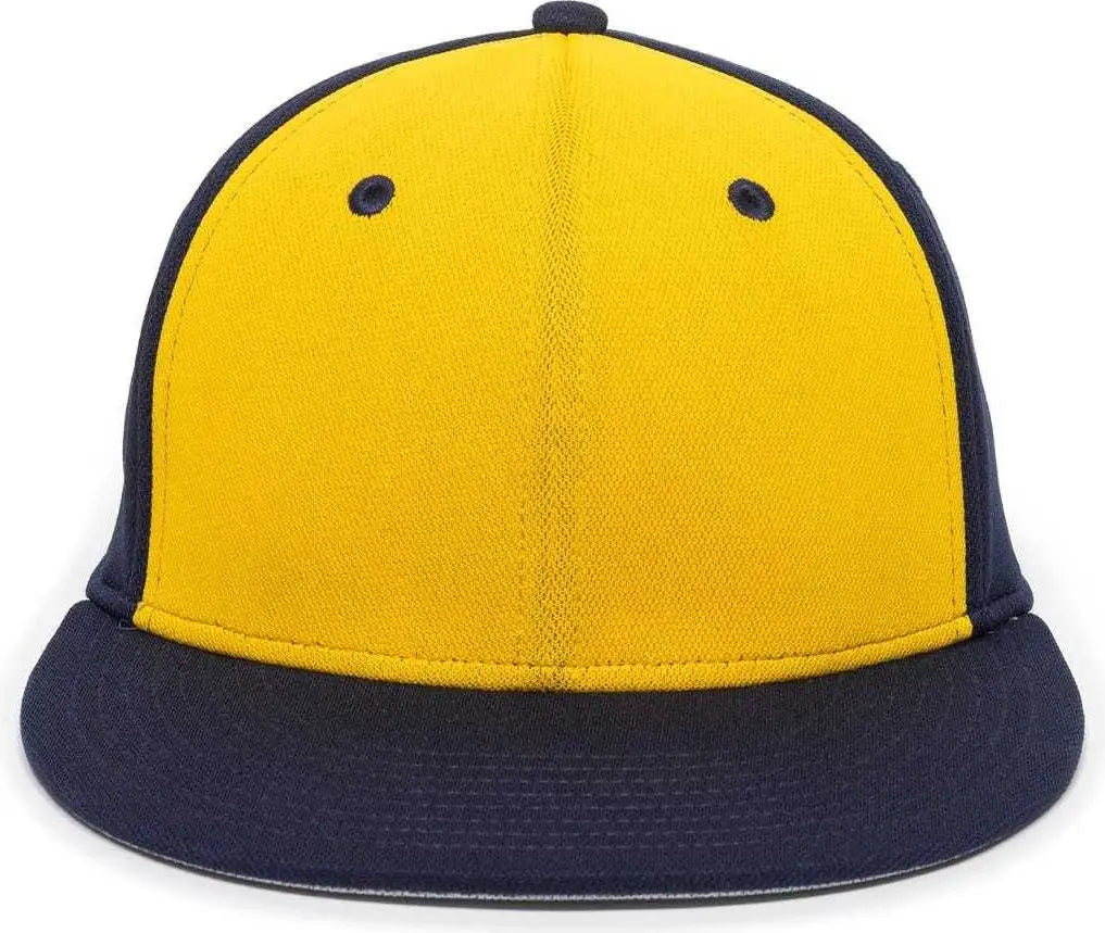 OC Sports TGS1930X Proflex Bamboo Charcoal Flat Visor Cap - Gold Navy