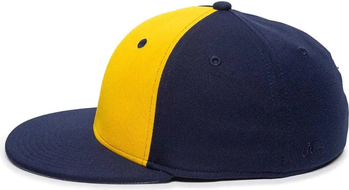 OC Sports TGS1930X Proflex Bamboo Charcoal Flat Visor Cap - Gold Navy