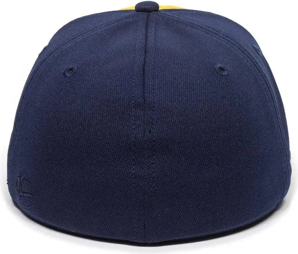 OC Sports TGS1930X Proflex Bamboo Charcoal Flat Visor Cap - Gold Navy