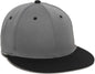 OC Sports TGS1930X Proflex Bamboo Charcoal Flat Visor Cap - Grap Black - Dark Gray Black / 6 3/8’’ - 6 3/4’’