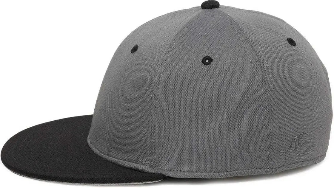 OC Sports TGS1930X Proflex Bamboo Charcoal Flat Visor Cap - Grap Black