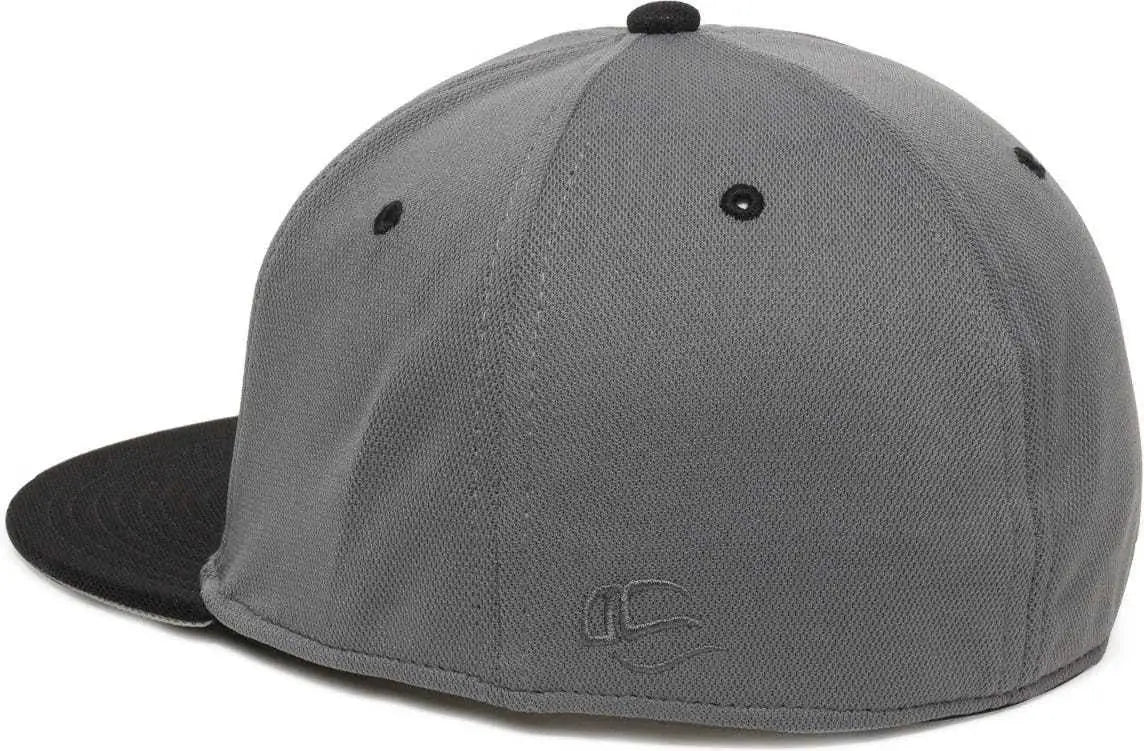 OC Sports TGS1930X Proflex Bamboo Charcoal Flat Visor Cap - Grap Black