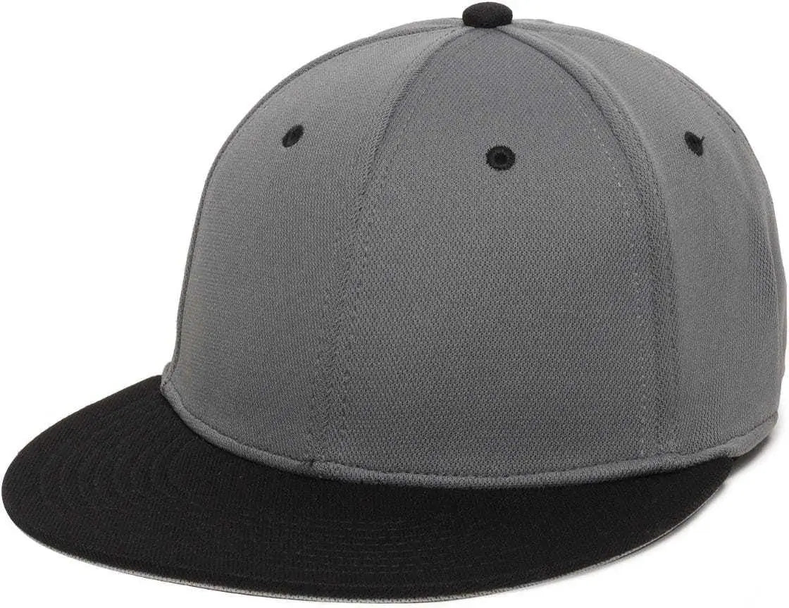 OC Sports TGS1930X Proflex Bamboo Charcoal Flat Visor Cap - Grap Black