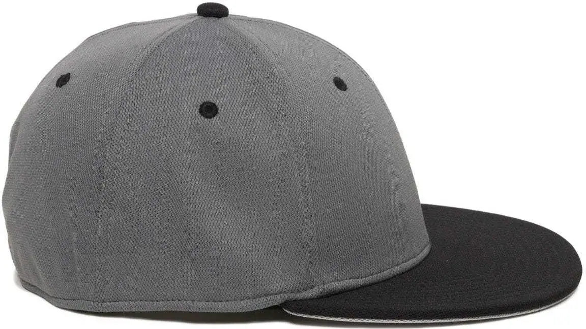 OC Sports TGS1930X Proflex Bamboo Charcoal Flat Visor Cap - Grap Black