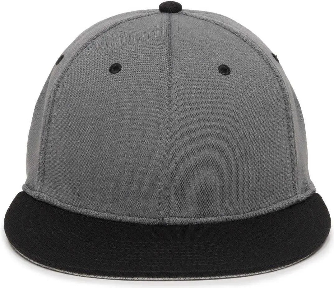 OC Sports TGS1930X Proflex Bamboo Charcoal Flat Visor Cap - Grap Black