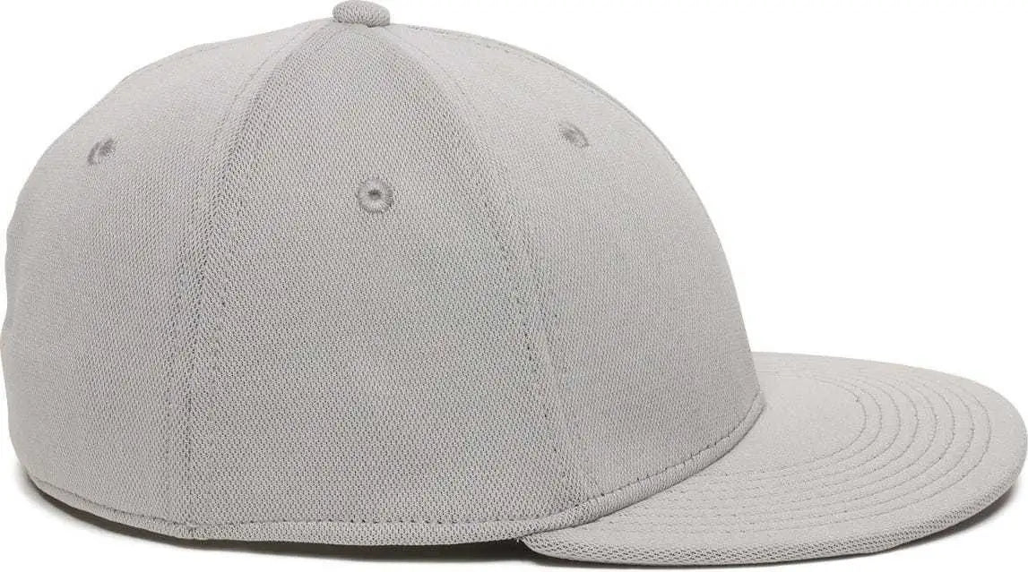 OC Sports TGS1930X Proflex Bamboo Charcoal Flat Visor Cap - Light Gray
