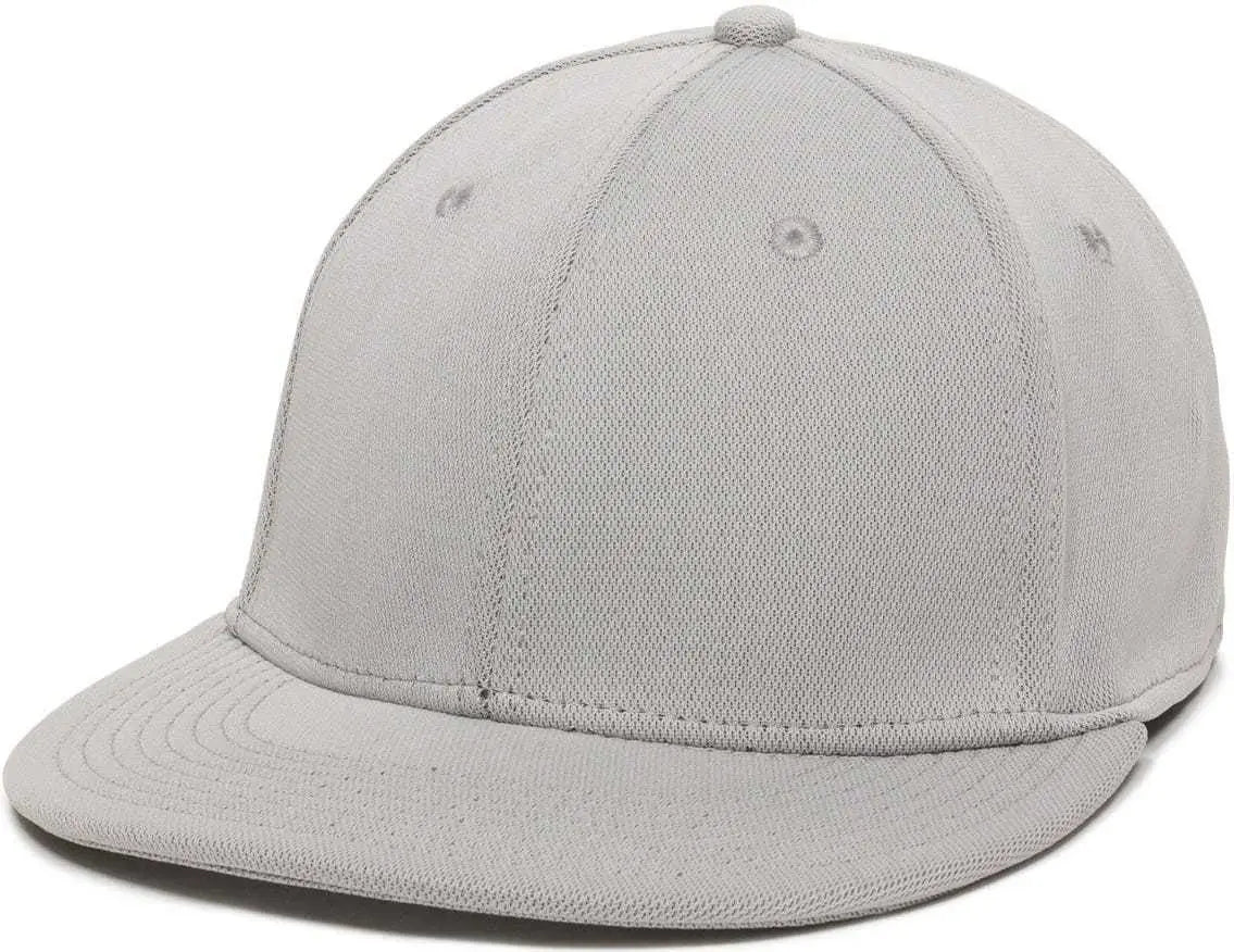 OC Sports TGS1930X Proflex Bamboo Charcoal Flat Visor Cap - Light Gray
