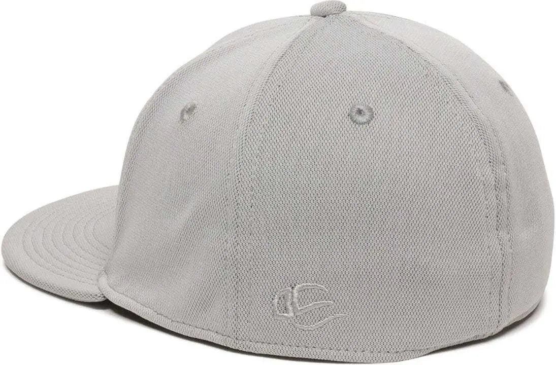 OC Sports TGS1930X Proflex Bamboo Charcoal Flat Visor Cap - Light Gray