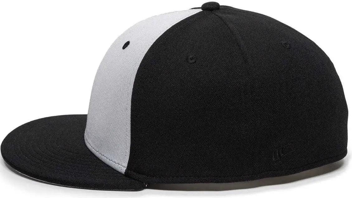 OC Sports TGS1930X Proflex Bamboo Charcoal Flat Visor Cap - Lt Gray Bk